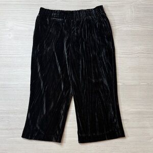 Chelsea & Violet Little Girls Full Length Crushed Velvet Pants NWT